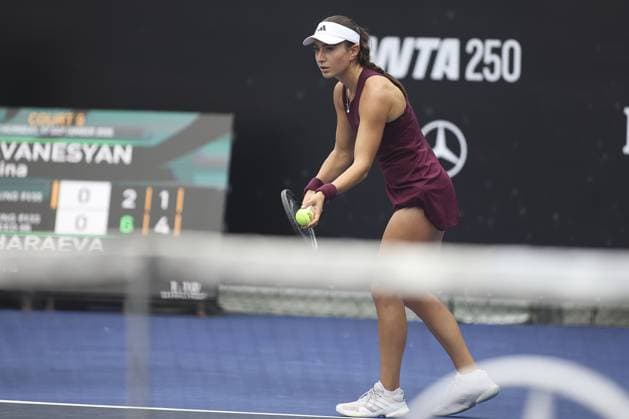 RECORD DATE NOT STATED alina charaeva vence elina avanesyan por 2 sets a 0 no sp open Sao Paulo (SP), 09 17 2026 Tennis SP Open Armenian tennis player Alina Charaeva defeated her compatriot Elina Avanesyan by 2 sets to 0, with partial scores of 6 2 and 6 3, this Thursday (17), in the round of 16 of the SP Open, at Villa-Lobos Park, in Sao Paulo.(Foto: Leco Viana Thenews2 imago images) SPO  Copyright: xLecoxVianax