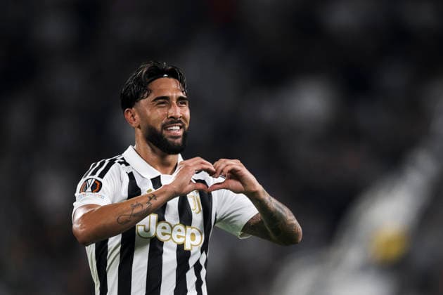 Juventus FC v NEC Nijmegen - UEFA Europa League Nico Gonzalez of Juventus FC celebrates after scoring the opening goal during the UEFA Europa League 2026 27 league phase football match between Juventus FC and NEC Nijmegen. Juventus FC won 5-0 over NEC Nijmegen. Turin Italy Copyright: xNicolòxCampox