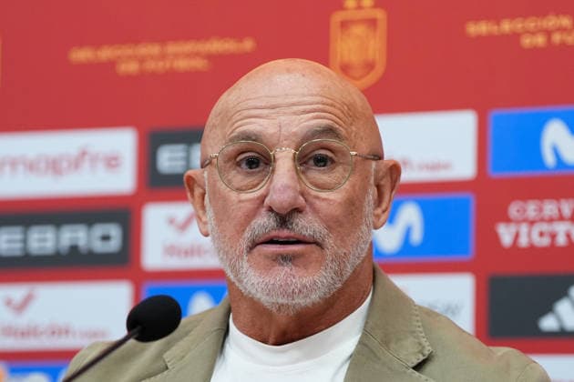 September 18, 2026, Las Rozas, Madrid, Spain: Luis de la Fuente, head coach of Spain, attends a press conference, PK, Pressekonferenz to announce the squad list ahead of the UEFA Nations League 2026 27 matches against Croatia, England and Czech Republic on September 18, 2026, in Las Rozas, Madrid, Spain. Las Rozas Spain - ZUMAa181 20260918_zaa_a181_090 Copyright: xDennisxAgyemanx