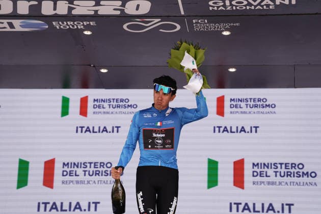 Italy s Emanuele Ansaloni of Team Technipes inEmiliaRomagna Caffe Borbone during the Giro d™Abruzzo, stage 4 from Silvi to Controguerra (182 km) - Abruzzo, Italy - Friday, September 18, 2026. - cycling.  Copyright: xMassimoxPaolone LaPressex