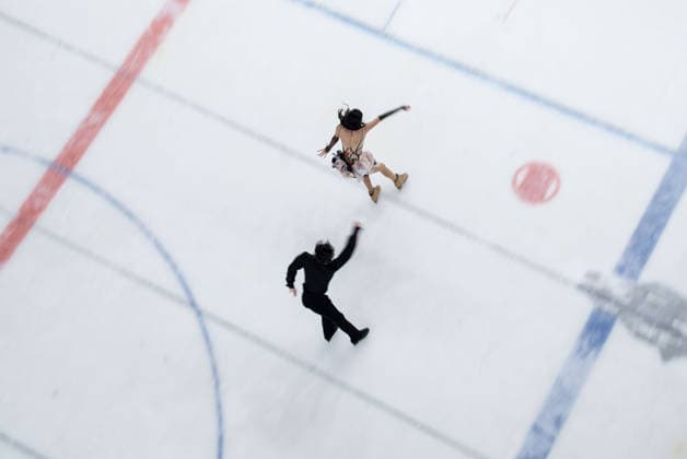 ISU Figure skating, Eiskunstlauf Junior Grand Prix Ankara 2026 ANKARA, TURKIYE - SEPTEMBER 18: (EDITOR S NOTE: This image was captured using long exposure) The International Skating Union (ISU) Figure Skating Junior Grand Prix 2026, organized in cooperation with the ISU and the Turkish Ice Skating Federation, continues at the Cayyolu Ice Sports Hall in Ankara, Turkiye on September 18, 2026. Betul Abali Anadolu Ankara Turkey. Editorial use only. Please get in touch for any other usage.  Copyright: x2026xAnadoluxBetulxAbalix