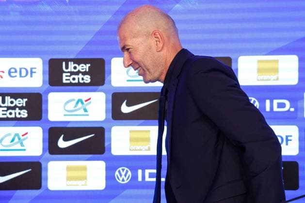 ZINEDINE ZIDANE CONFERENCE PRESSE PHOTOPQR LE PARISIEN Olivier Corsan ; Paris ; 18 09 2026 ; Paris, France, le 18 septembre 2026. Conférence de presse de Zinedine Zidane, sélectionneur de l équipe de France de Football pour annoncer sa première liste de joueurs sélectionnés. photo : LP Olivier Corsan Paris, France, sept 19th 2026 press conference, PK, Pressekonferenz of Zinedine Zidane, coach of the French national football team, to announce his first list of selected players.