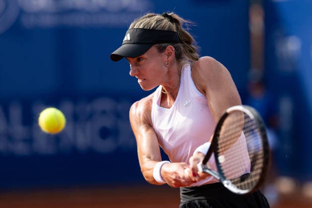 BBVA Open Internacional of Valencia Quarter Final Irene Burillo from Spain against Alicia Herrero Linana from Spain in action during the BBVA Open Internacional of Valencia Quarter Final at Sporting Tennis Valencia, (Valencia ) on September 18, 2026. Copyright: xVicentexVidalxFernandezx