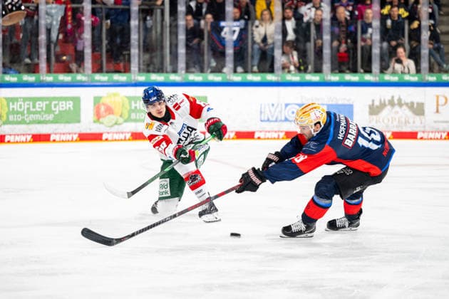 18.09.2026 - Eishockey - Saison 2026 2027 - Penny DEL - Nürnberg Ice Tigers Icetigers - Augsburger Panther Augsburg - ThHa - xthxhax - Fabrizio Pilu (68, Augsburger Panther, AEV ) Evan Barratt (10, Nürnberg Ice Tigers, NIT )