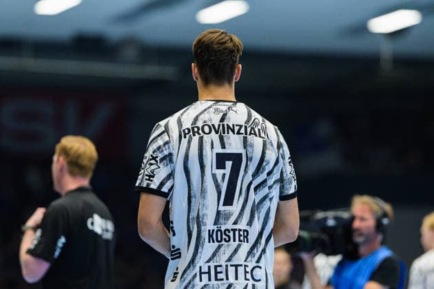 Julian Koester (THW Kiel, 07) GER, ThSV Eisenach gegen THW Kiel, 1. Opel Handballbundesliga, Handball, 5.Spieltag, Saison 2026 2027, 20.00 Uhr, 18.09.2026 GER, ThSV Eisenach gegen THW Kiel, 1. Opel Handballbundesliga, Handball, 5.Spieltag, Saison 2026 2027, 20.00 Uhr, 18.09.2026 Eisenach Copyright: xMartinxHerbstx