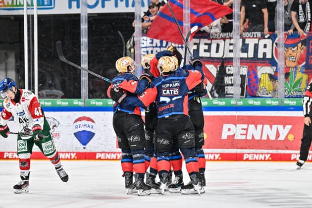 Penny DEL; Nürnberg Ice Tigers - Augsburger Panther, 18.09.2026 NUREMBERG, GERMANY; 18. SEPTEMBER: Jubel der Hausherren nach dem Treffer zum 1-1 durch Noah SAMANSKI (Nürnberg Ice Tigers 8) Tor Torschuetze Freude Happy während dem Match der Penny DEL zwischen den Nürnberg Ice Tigers und den Augsburger Panthern am 1. Spieltag im der PSD Bank Nürnberg Arena Copyright: xBEAUTIFULxSPORTS Goldbergx