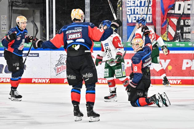 Penny DEL; Nürnberg Ice Tigers - Augsburger Panther, 18.09.2026 NUREMBERG, GERMANY; 18. SEPTEMBER: Jubel der Hausherren nach dem Treffer zum 1-1 durch Noah SAMANSKI (Nürnberg Ice Tigers 8) Tor Torschuetze Freude Happy während dem Match der Penny DEL zwischen den Nürnberg Ice Tigers und den Augsburger Panthern am 1. Spieltag im der PSD Bank Nürnberg Arena Copyright: xBEAUTIFULxSPORTS Goldbergx