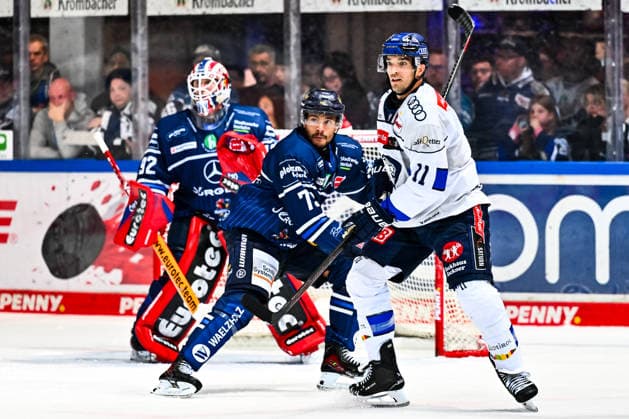 Colin Ugbekile (Iserlohn Roosters, 79) Kenny Agostino (ERC Ingolstadt, 11), GER, Iserlohn Roosters vs. ERC Ingolstadt, Eishockey, Penny-DEL, 1. Spieltag, Spielzeit 2026 2027, 19.09.2026, GER, Iserlohn Roosters vs. ERC Ingolstadt, Eishockey, Penny-DEL, 1. Spieltag, Spielzeit 2026 2027, 19.09.2026 Iserlohn Copyright: xJonasxBrockmann Eibner-Pressefotx EP_JBN