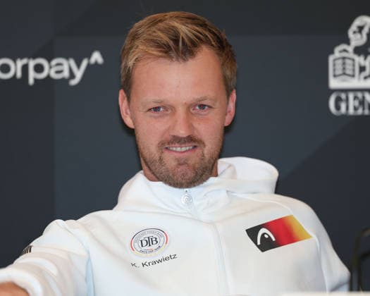 Davis Cup Draw Ceremony Germany vs. Croatia, Team Germany Kevin Krawietz, Heristo Arena, Halle Westf., Germany Tennis - Davis Cup 20026 - Davis Cup - Heristo Arena - Halle West - Northrhine Westphalia - Germany - 18 September 2026. Copyright: xJuergenxHasenkopfx