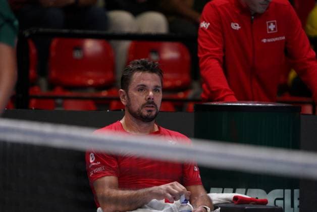 RECORD DATE NOT STATED Match between Gustavo Heide and Stan Wawrinka, valid for the Davis Cup, Brazil vs Switzerland 2026. Rio de Janeiro (RJ), 09 18 2026 - Sports Davis Cup Tennis RJ - Player Stan Wawrinka during the Davis Cup, held at the Farmasi Arena, in the city of Rio de Janeiro on Friday, September 18, 2026.(Foto: Leonardo Antonio Thenews2 imago images) SPO  Copyright: xLeonardoxAntoniox