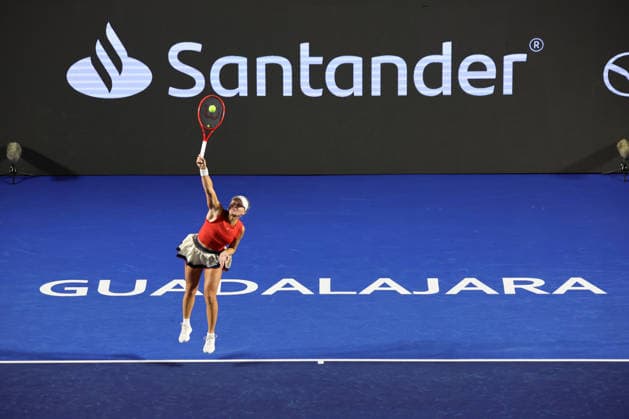 WTA, Tennis Damen GUADALAJARA OPEN 2026 WTA GUADALAJARA OPEN 2026 LIUDMILA SAMSONOVA VS PEYTON STEARNS 18092026 GUADALAJARA, JALISCO. Action photo of Peyton Stearns of the United States, during a semifinal match of the WTA Guadalajara Open 2026, held at the Centro Panamericano de Tenis of Guadalajara, Jalisco, Mexico. Foto de accion de Peyton Stearns de Estados Unidos, durante juego semifinal del WTA Guadalajara Open 2026 celebrado en el Centro Panamericano de Tenis de Guadalajara, Jalisco, Mexico GUADALAJARA JALISCO MEXICO Copyright: xIMAGENSHOPxAGENCIAxFOTOGRAFICAx