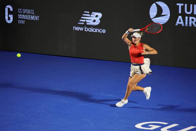 WTA, Tennis Damen GUADALAJARA OPEN 2026 WTA GUADALAJARA OPEN 2026 LIUDMILA SAMSONOVA VS PEYTON STEARNS 18092026 GUADALAJARA, JALISCO. Action photo of Peyton Stearns of the United States, during a semifinal match of the WTA Guadalajara Open 2026, held at the Centro Panamericano de Tenis of Guadalajara, Jalisco, Mexico. Foto de accion de Peyton Stearns de Estados Unidos, durante juego semifinal del WTA Guadalajara Open 2026 celebrado en el Centro Panamericano de Tenis de Guadalajara, Jalisco, Mexico GUADALAJARA JALISCO MEXICO Copyright: xIMAGENSHOPxAGENCIAxFOTOGRAFICAx