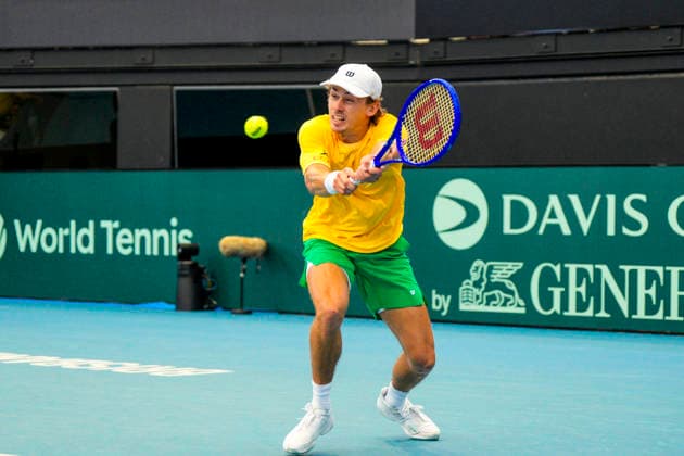 Tennis Davis Cup Australia vs Poland Pat Rafter Arena 19 September 2026 Brisbane Tennyson Queensland Australia Copyright: xMichaelxGlassx Davis Cup - Australia vs Poland Match 1 -27