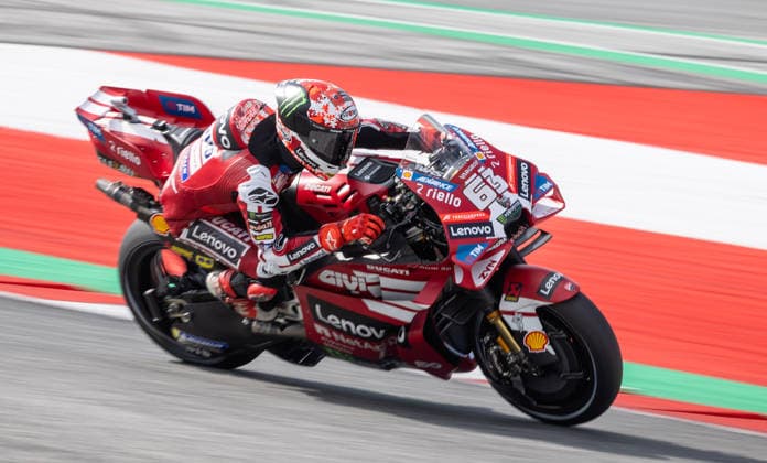 MOTORSPORTS - MotoGP, GP of Austria 2026 SPIELBERG,AUSTRIA,19.SEP.26 - MOTORSPORTS - MotoGP, Grand Prix of Austria, Red Bull Ring, practice and qualifying. Image shows Francesco Bagnaia (ITA Ducati Lenovo Team).  GEPAxpictures xHaraldxSteiner