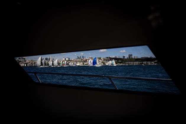 25th Bosphorus Cup in Istanbul ISTANBUL, TURKIYE - SEPTEMBER 19: Sailors and yachts compete in the Bosphorus Strait during the third day of the 25th Bosphorus Cup sailing races in Istanbul, Turkiye on September 19, 2026. Sebnem Coskun Anadolu Istanbul Turkey. Editorial use only. Please get in touch for any other usage.  Copyright: x2026xAnadoluxSebnemxCoskunx
