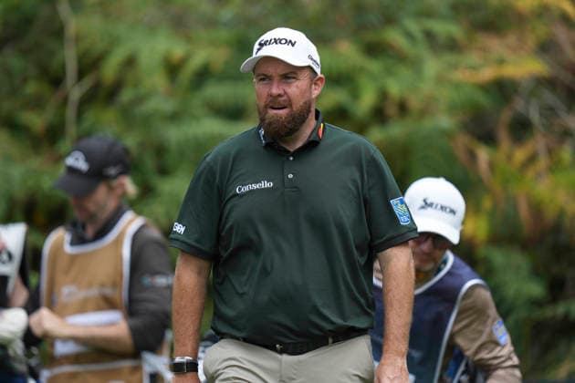 VIRGINIA WATER, ENGLAND - SEPTEMBER 19: Shane Lowry (IRE) walks from the seventh tee during Round 3 at the BMW PGA, Golf Herren Championship at Wentworth Golf Club, Virginia Water on September 19, 2026 in Surrey, England The BMW PGA Championship