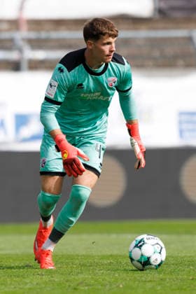 KOELN, GERMANY - SEPTEMBER 19, 2026: Keeper David Klein (FC Ingolstadt, 47) during the 3rd division match on gameday 7 between Viktoria Koeln vs. FC Ingolstadt at the Sportpark Hoehenberg on September 19, 2026 in Koeln, Germany. DFL REGULATIONS PROHIBIT ANY USE OF PHOTOGRAPHS AS IMAGE SEQUENCES AND OR QUASI-VIDEO. Nordrhein-Westfalen Germany Copyright: xAxelxKohringx