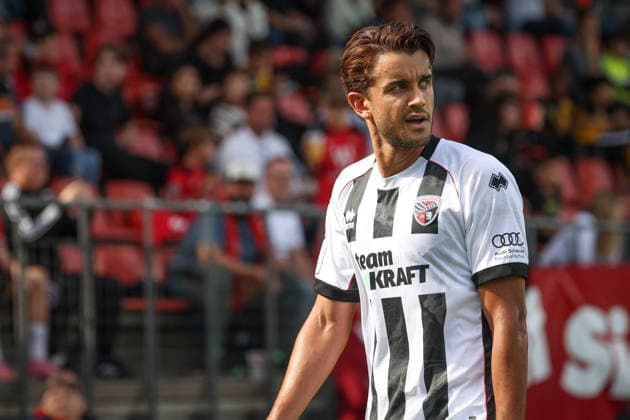 3. Liga - Saison 2026 27 - Victoria Köln - FC Ingolstadt 04 - Fredrik Carlsen (Nr.8 - FCI) - XXXXX - Foto: Meyer Jürgen 3. Liga - Saison 2026 27 - Victoria Köln - FC Ingolstadt 04