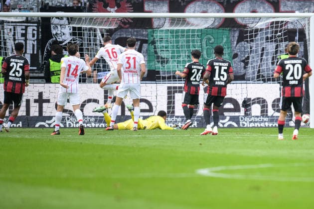 Fußball, 1. Bundesliga, 20260919, SG Eintracht Frankfurt - SC Freiburg. Im Bild Tor 1:1. Frankfurt Deutsche Bank Park Hessen Deutschland Copyright: Passion2Press MarkusxFischerx