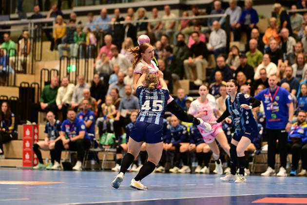 Handball I Frauen I Saison 2026-2027 I Bundesliga I 4. Spieltag I Buxtehuder SV - HSG Bensheim-Auerbach I 19.09.2026 Wurf E Jule Polsz (17, HSG Bensheim Auerbach) Buxtehude Halle Nord (Neu) Niedersachsen Deutschland Copyright: xLobeca FelixxWeißbergx