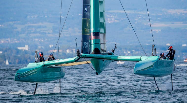 September 19, 2026, Geneva, Geneva, Switzerland: Geneva Switzerland, 09 19 2026: US. SAILGP TEAM (USA) sin action during Rolex Switzerland Sail Grand Prix, Geneva, Rolex Switzerland Sail Grand Prix, Geneva which was also the second edition of the Rolex Switzerland Sail Grand Prix, Geneva and took place at Geneva Yacht Club in Geneva, Switzerland. Geneva Switzerland - ZUMAd206 20260919_zip_d206_028 Copyright: xEricxDubostx