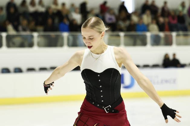 IPA88713236 - Anastasija Konga (LAT) during the 2026 Lombardia Trophy Figure skating, Eiskunstlauf competition at the IceLab Arena in Bergamo, Italy, on September 19, 2026, as part of the Lombardia Trophy Figure Skating event in Bergamo, Italy, on September 19, 2026  Copyright: xValerioxOrigo IPAxSportx xx IPA88713236