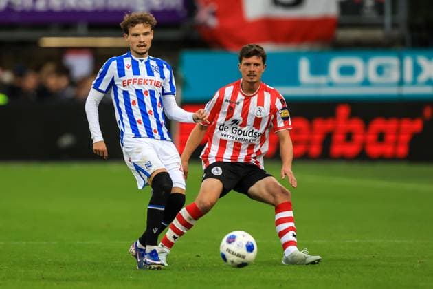 ROTTERDAM , 19-09-2026 , het Kasteel , season 2026 2027 , Dutch Eredivisie Football , match between Sparta and Heerenveen , picture shows, Heerenveen player Jacob Trenskow Sparta - Heerenveen  x207267664x Copyright: