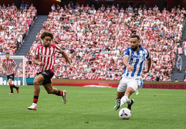 ESP: LaLiga EA Sports Athletic Bilbao v Deportivo Alaves Abde Rebbach of Alaves during LaLiga EA Sports between Athletic Bilbao v Deportivo Alaves played at San Mames Stadium in Bilbao, on September 19, 2026 in Spain Spain Futbol Copyright: xAgenciaxLOFx