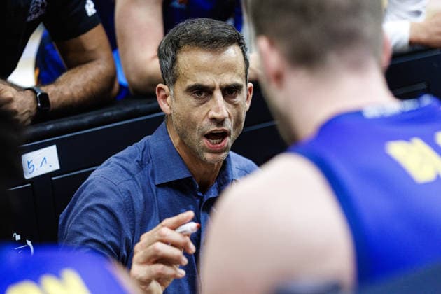 Chris Harris (PHOENIX HAGEN, Head-Coach), JOHANNES HÜLSMANN (PHOENIX HAGEN, Co-Trainer), Rostock Seawolves vs. Phoenix Hagen, Basketball, BBL 2026 2027 easyCredit Basketball Bundesliga, 1. Spieltag, Spielzeit 2026 2027, 19.09.2026 Rostock Seawolves vs. Phoenix Hagen, Basketball, BBL 2026 2027 easyCredit Basketball Bundesliga, 1. Spieltag, Spielzeit 2026 2027, 19.09.2026 Groter Pohl Copyright: xEibner-Pressefoto DenverxEhrlichx EP_DEH