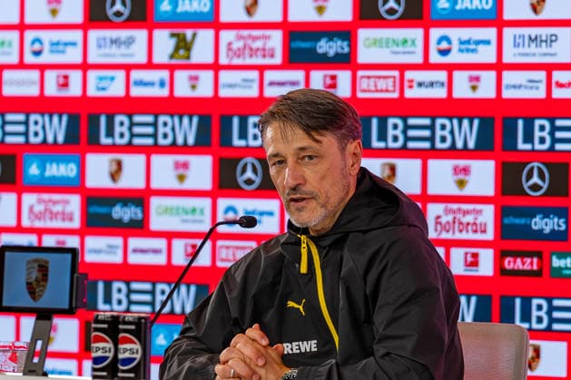 1. Fußball Bundesliga: VfB Stuttgart vs. Borussia Dortmund; 19.09.2026 Stuttgart, GERMANY - 19. September 2026: Niko KovaÄ (Borussia Dortmund, Trainer) während der Pressekonferenz nach dem Spiel zwischen dem VfB Stuttgart und Borussia Dortmund am 4. Spieltag der 1. Fußball Bundesliga in der MHP ARENA. Copyright: xBEAUTIFULxSPORTS Steinx