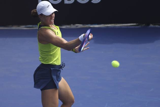 RECORD DATE NOT STATED Kaitlin Quevedo defeats Anna Blinkova and advances to the SP Open final. Sao Paulo (SP), 09 19 2026 Tennis SP Open Spaniard Kaitlin Quevedo defeated Frenchwoman Anna Blinkova by 2 sets to 1, with partial scores of 6 4, 2 6 and 6 4, this Saturday (19), in the semifinals of the SP Open, at Villa-Lobos Park, in Sao Paulo.(Foto: Leco Viana Thenews2 imago images) SPO  Copyright: xLecoxVianax