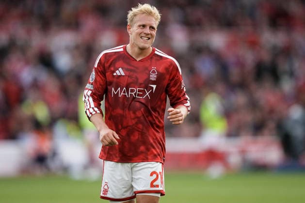 Nottingham Forest FC v Coventry City - Premier League 2026 27 Xaver Schlager of Nottingham Forest in action during the Premier League match between Nottingham Forest and Coventry City at the City Ground in Nottingham, United Kingdom, on September 19, 2026. Nottingham Nottinghamshire United Kingdom  Copyright: xNewsxImagesx originalFilename:cosgrove-premierl260919_np5Kv