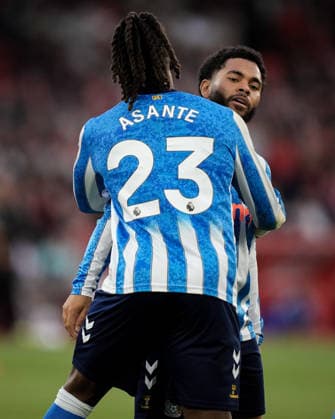 Nottingham Forest FC v Coventry City - Premier League 2026 27 Jay Dasilva of Coventry City celebrates his goal to make it 0-1 with Brandon Thomas-Asante of Coventry City during the Premier League match between Nottingham Forest and Coventry City at the City Ground in Nottingham, United Kingdom, on September 19, 2026. Nottingham Nottinghamshire United Kingdom  Copyright: xNewsxImagesx originalFilename:cosgrove-premierl260919_np5vQ