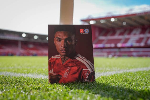 Nottingham Forest FC v Coventry City - Premier League 2026 27 Igor Jesus of Nottingham Forest is pictured in the match day program prior to kick-off during the Premier League match between Nottingham Forest and Coventry City at the City Ground in Nottingham, United Kingdom, on September 19, 2026. Nottingham Nottinghamshire United Kingdom  Copyright: xNewsxImagesx originalFilename:cosgrove-premierl260919_np7Ep