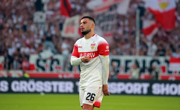19.09.26 VfB Stuttgart - Borussia Dortmund Deutschland, Stuttgart, 19.09.2026, Fussball, Bundesliga, Saison 2026 2027, VfB Stuttgart - Borussia Dortmund (0:1): Deniz Undav (VfB Stuttgart).