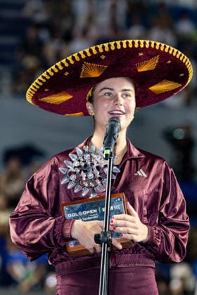 WTA, Tennis Damen GUADALAJARA OPEN 2026 WTA GUADALAJARA OPEN 2026 PEYTON STEARNS VS IVA JOVIC 19092026 GUADALAJARA, JALISCO. Action photo of Iva Jovic of the United States, champion of the singles tournament of the WTA Guadalajara Open 2026, held at the Centro Panamericano de Tenis of Guadalajara, Jalisco, Mexico. Foto de accion de Iva Jovic de Estados Unidos, campeona del torneo de singles del WTA Guadalajara Open 2026 celebrado en el Centro Panamericano de Tenis de Guadalajara, Jalisco, Mexico PHOTO BY IMAGENSHOP AGENCIA FOTOGRAFICA GUADALAJARA JALISCO MEXICO Copyright: xIMAGENSHOPxAGENCIAxFOTOGRAFICAx