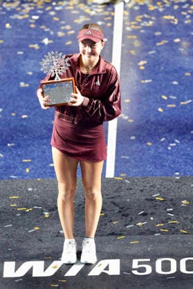 WTA, Tennis Damen GUADALAJARA OPEN 2026 WTA GUADALAJARA OPEN 2026 PEYTON STEARNS VS IVA JOVIC 19092026 GUADALAJARA, JALISCO. Action photo of Iva Jovic of the United States, champion of the singles tournament of the WTA Guadalajara Open 2026, held at the Centro Panamericano de Tenis of Guadalajara, Jalisco, Mexico. Foto de accion de Iva Jovic de Estados Unidos, campeona del torneo de singles del WTA Guadalajara Open 2026 celebrado en el Centro Panamericano de Tenis de Guadalajara, Jalisco, Mexico PHOTO BY IMAGENSHOP AGENCIA FOTOGRAFICA GUADALAJARA JALISCO MEXICO Copyright: xIMAGENSHOPxAGENCIAxFOTOGRAFICAx