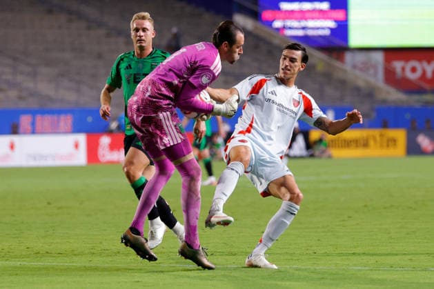 September 19, 2026, Frisco, Texas, United States: FC Dallas forward PETAR MUSA (9) kicks the ball in a soccer game, Saturday, Sept. 19, 2026, in Frisco, Texas. Frisco United States - ZUMAa325 20260919_zsa_a325_013 Copyright: xDavidxBalleringxIix