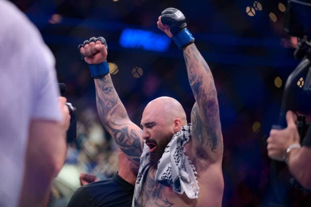 September 19, 2026, Los Angeles, California, USA: SEAN SHARAF defeated GABLE STEVESON by KO (left hand) at 0:12 of Round 1 during UFC 331 at the Crypto.com Arena in Los Angeles Los Angeles USA - ZUMAo117 20260919_zsp_o117_028 Copyright: xMikaelxOnax