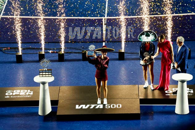 WTA, Tennis Damen GUADALAJARA OPEN 2026 WTA GUADALAJARA OPEN 2026 PEYTON STEARNS VS IVA JOVIC 19092026 GUADALAJARA, JALISCO. Action photo of Iva Jovic of the United States, champion of the singles tournament of the WTA Guadalajara Open 2026, held at the Centro Panamericano de Tenis of Guadalajara, Jalisco, Mexico. Foto de accion de Iva Jovic de Estados Unidos, campeona del torneo de singles del WTA Guadalajara Open 2026 celebrado en el Centro Panamericano de Tenis de Guadalajara, Jalisco, Mexico PHOTO BY IMAGENSHOP AGENCIA FOTOGRAFICA GUADALAJARA JALISCO MEXICO Copyright: xIMAGENSHOPxAGENCIAxFOTOGRAFICAx