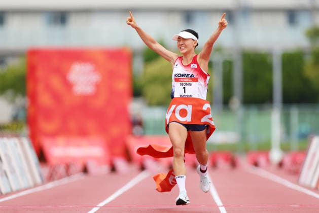 SEONG Seungmin (KOR), SEPTEMBER 20, 2026 - Modern pentathlon, moderner Fünfkampf : Women s Individual Laser Run at Anjo Sports Park during the Asian Games Aichi-Nagoya 2026 in Aichi, Japan.  aflo_349436657 NaokixMoritax
