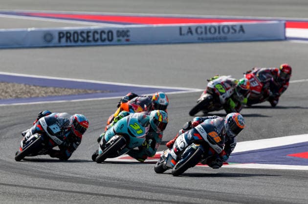 MOTORSPORTS - MotoGP, GP of Austria 2026 SPIELBERG,AUSTRIA,20.SEP.26 - MOTORSPORTS - Moto2, Grand Prix of Austria, Red Bull Ring. Image shows Eddie O Shea (GBR GRYD Racing), Adrian Fern‡ndez (ESP Leopard Racing) and Joel Kelso (AUS GRYD Racing).  GEPAxpictures xMaticxKlansek