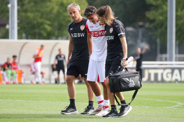 20.09.2026, Deutschland, Stuttgart, Fußball A-Junioren DFB Pokal Achtelfinale, Saison 2025 2026, Fußball VfB Stuttgart U19 vs. Hertha BSC U19, Massimo Di Benedetto (VfB)