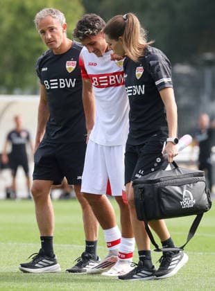 20.09.2026, Deutschland, Stuttgart, Fußball A-Junioren DFB Pokal Achtelfinale, Saison 2025 2026, Fußball VfB Stuttgart U19 vs. Hertha BSC U19, Massimo Di Benedetto (VfB)