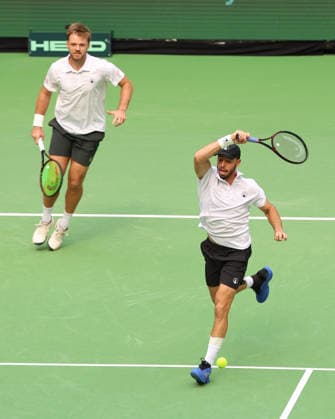 Team Germany, Kevin Krawietz, Tim Puetz, Herren Doppel, Men s Doubles, Davis Cup Germany vs. Croatia, Heristo Arena, Halle Westf., Germany Tennis - Davis Cup 20026 - - Heristo Arena - Halle West - Northrhine Westphalia - Germany - 20 September 2026. Copyright: xJuergenxHasenkopfx