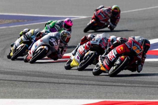 MOTORSPORTS - MotoGP, GP of Austria 2026 SPIELBERG,AUSTRIA,20.SEP.26 - MOTORSPORTS - Moto3, Grand Prix of Austria, Red Bull Ring. Image shows Zen Mitani (JPN Honda Team Asia), Leo Rammerstorfer (AUT SIC58 Squadra Corse) and Marcos Uriarte (ESP Liqui Moly Dynavolt Intact GP).  GEPAxpictures xMaticxKlansek