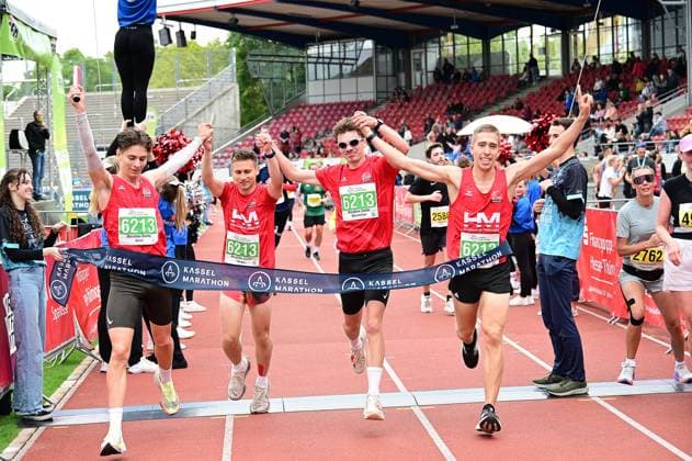 20.09.2026 xkhx Kassel Kassel Marathon 2026 Marathon Staffel 6213AaronWickemännl.MT Melsungen 6213HannesHerzbergmännl.MT Melsungen 6213LorenzFunckmännl.MT Melsungen 6213MaximilianHartmannmännl.MT Melsungen