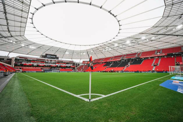 20.09.2026, xjmrgnx, Fussball 1.Bundesliga, Bayer 04 Leverkusen - RB Leipzig v.l. das leere Stadion vor dem Spiel (DFL DFB REGULATIONS PROHIBIT ANY USE OF PHOTOGRAPHS as IMAGE SEQUENCES and or QUASI-VIDEO) Leverkusen