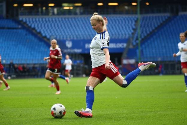 20.09.2026, xcex, GER, Hamburg, Volksparkstadion, Frauenfussball, 1. Bundesliga, DIE LIGA, Google Pixel Frauen-Bundesliga Saison 2026 2027, Spieltag 5, HSV, FCN, Hamburger SV - 1. FC Nuernberg, Jaqueline Doenges (HSV) DFL regulations prohibit any use of photographs as image sequences and or quasi-video
