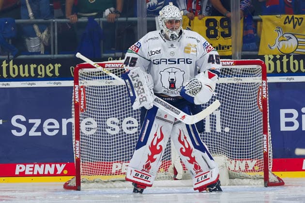 Jack LaFontaine (Eisbaeren Berlin, 45) im Tor GER Adler Mannheim - Eisbaeren Berlin Eishockey DEL 2.Spieltag Saison 2026 2027 20.09.2026 GER Adler Mannheim - Eisbaeren Berlin Eishockey PENNY DEL 2.Spieltag Season Saison 2026 2027 20.09.2026 Mannheim Copyright: xEibner-Pressefoto JoergxHirschx EP_JHH